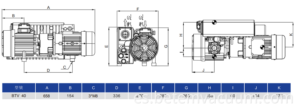 Single Stage Rotary Vane Pump 